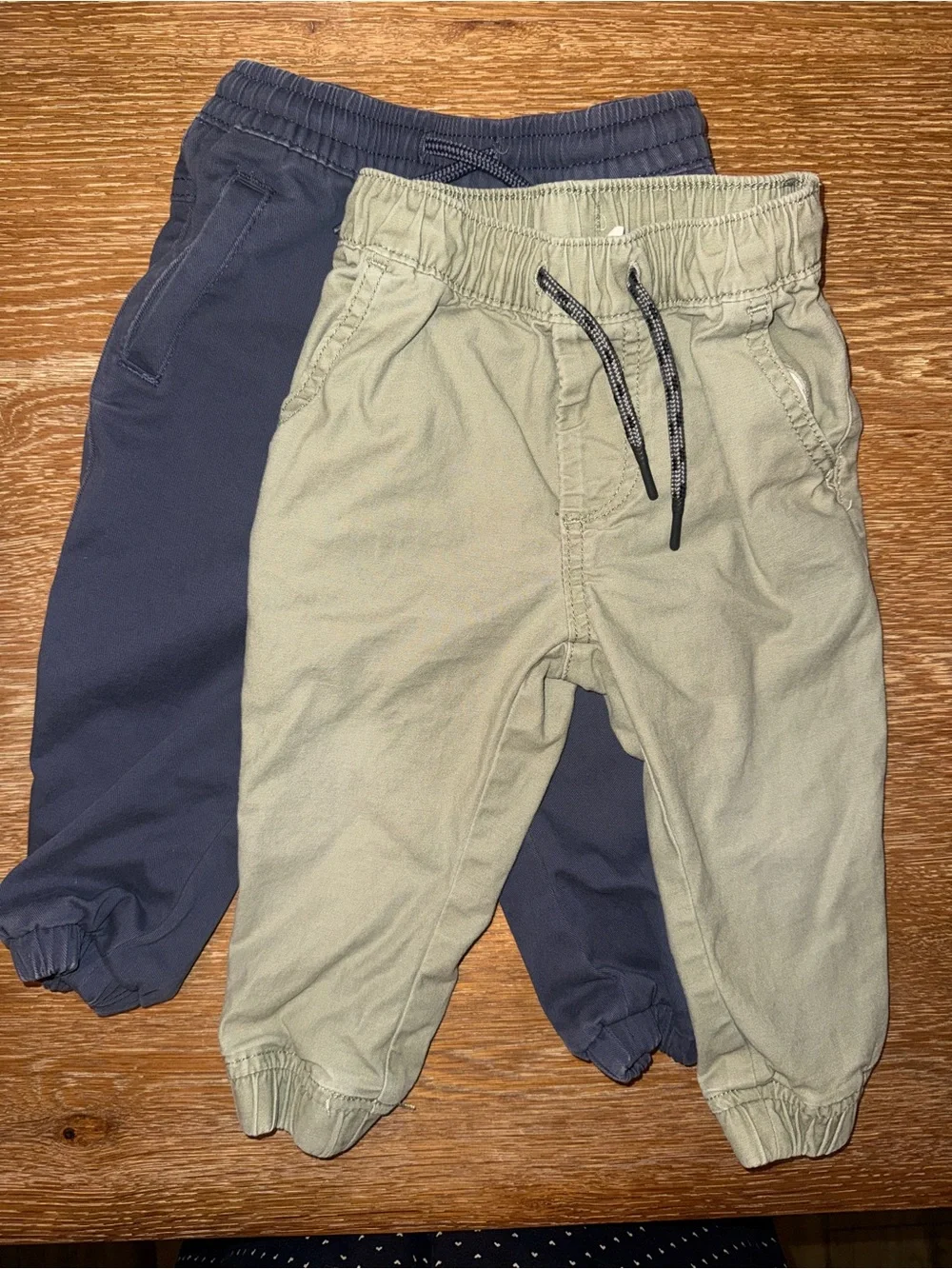 Gap & Old Navy - 2 Pack Pull-On Jogger Pants - Olive and Navy